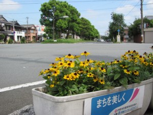 県道37号線 浦口交差点 (JR山田上口駅へ)