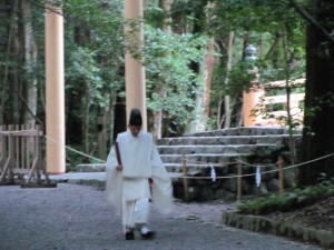 風日祈宮橋渡始式当日の早朝