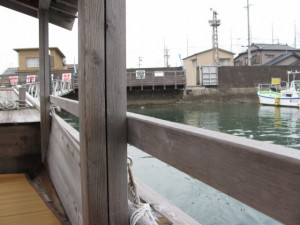 木造船みずき (海の駅 神社を出発）