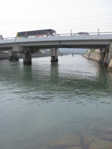 五十鈴川の河口付近