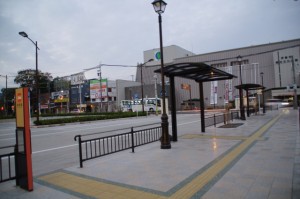 駅前広場整備が完成した宇治山田駅