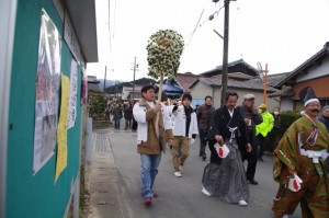 五身懸祭 - 道中練り歩き（川添神社）
