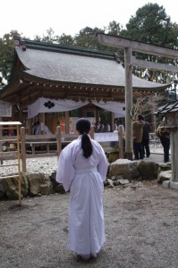 五身懸祭当日の川添神社（大台町）