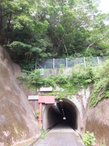古里歩道トンネル（長さ208m）