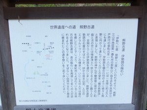 「熊野古道 伊勢路の賑わい」の説明板