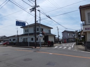 JR紀勢本線 阿田和駅前から阿田和橋（尾呂志川）へ