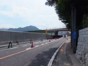 国道４２号、JR紀勢本線 鵜殿新宮間 熊野川橋りょう付近