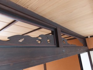 2階、京都様式赤壁の客間（鳥羽大庄屋かどや）